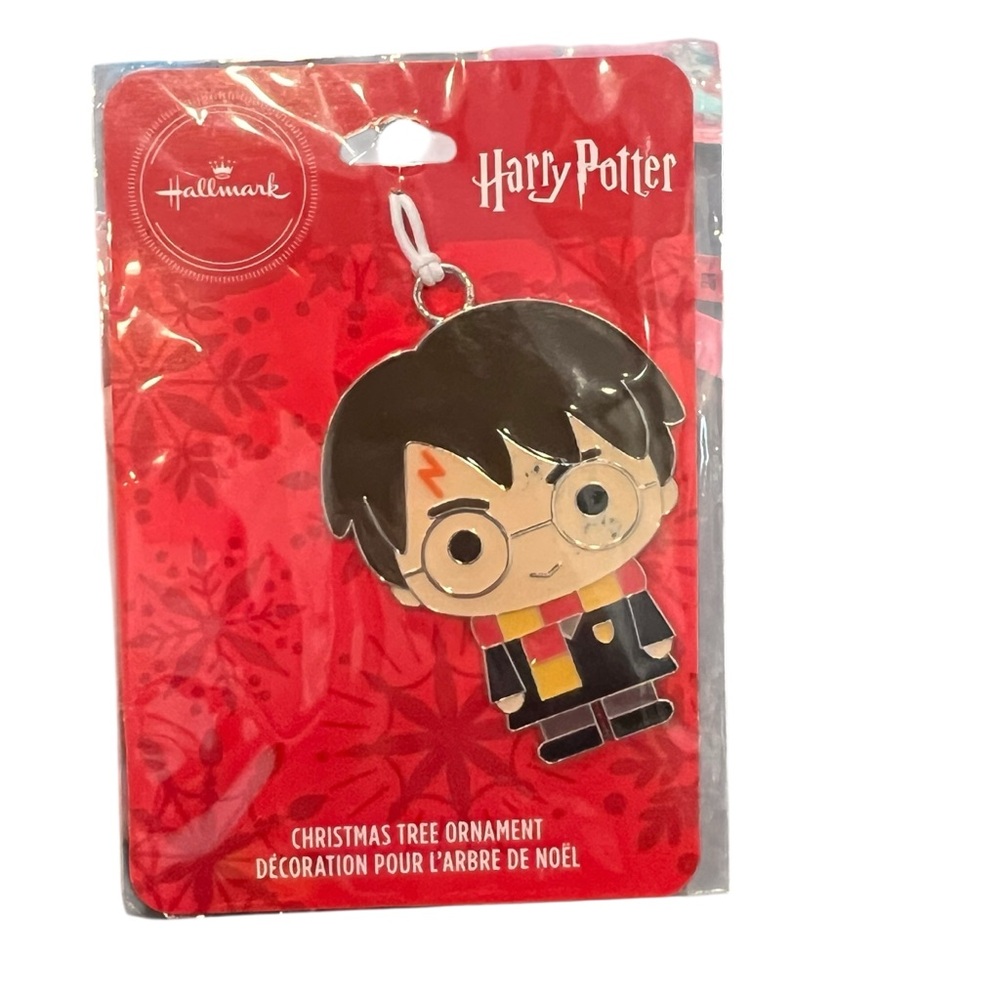 Hallmark Harry Potter Ornament with Red and Yellow Scarf